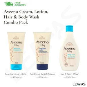 Aveeno Cream, Lotion, Hair & Body Wash Combo Pack
